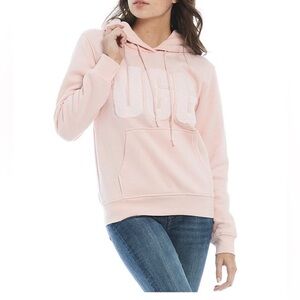 NWT UGG WOMEN'S REY FUZZY LOGO HOODIE Size M